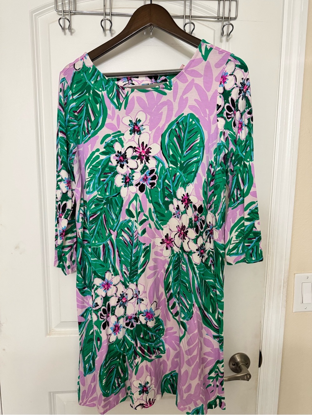Lilly Pulitzer Ophelia Swing Dress "Magnolia Lilac Leidees Night"